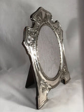 Load image into Gallery viewer, Large Ornate Art Nouveau Silver Photograph Frame Birmingham 1907
