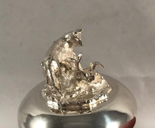 Load image into Gallery viewer, Hallmarked Solid Silver Duck And Fox Wine Bottle Stopper
