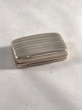 Load image into Gallery viewer, George III Silver Snuff Box Thomas Shaw Birmingham 1817
