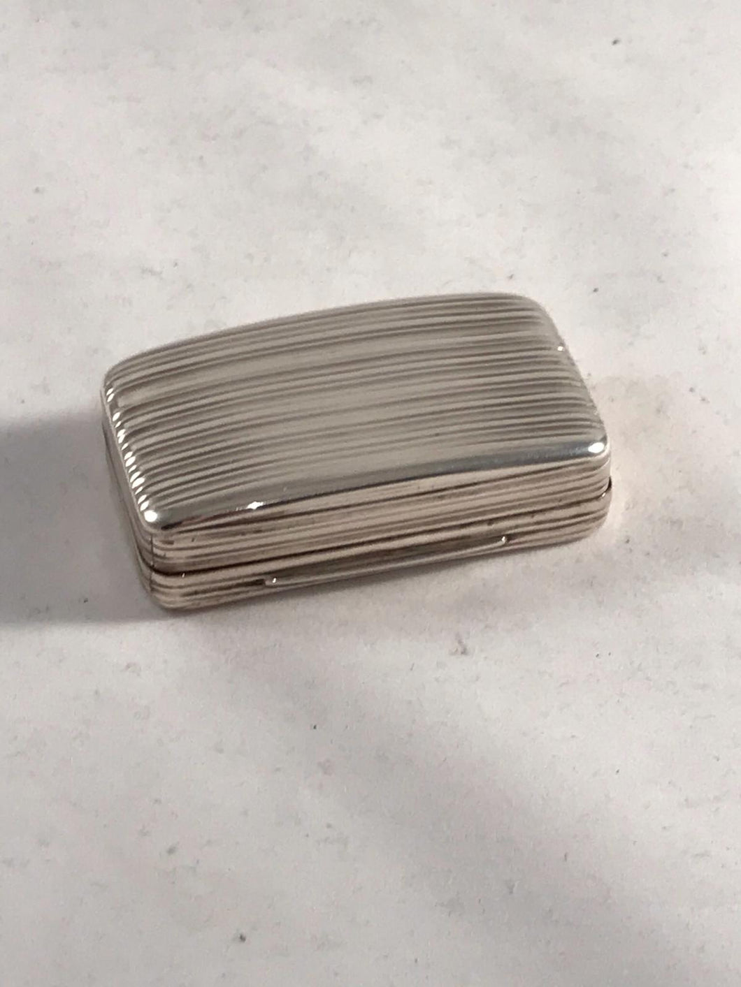 George III Silver Snuff Box Thomas Shaw Birmingham 1817