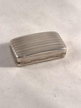 Load image into Gallery viewer, George III Silver Snuff Box Thomas Shaw Birmingham 1817
