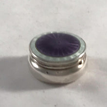 Load image into Gallery viewer, Silver And Enamel Hinged Box Henry Williamson Birmingham 1911
