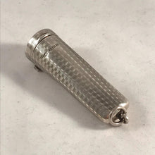 Load image into Gallery viewer, Silver Cheroot Holder Case With Original Amber And Gold Cheroot Holder
