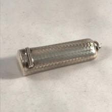 Load image into Gallery viewer, Silver Cheroot Holder Case With Original Amber And Gold Cheroot Holder
