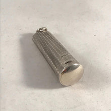 Load image into Gallery viewer, Silver Cheroot Holder Case With Original Amber And Gold Cheroot Holder
