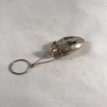Load image into Gallery viewer, Silver And Scottish Agate Miniature Chatelaine Scent Bottle William Hair Haseler
