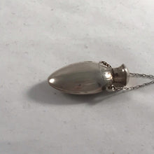 Load image into Gallery viewer, Silver And Scottish Agate Miniature Chatelaine Scent Bottle William Hair Haseler
