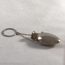 Load image into Gallery viewer, Silver And Scottish Agate Miniature Chatelaine Scent Bottle William Hair Haseler
