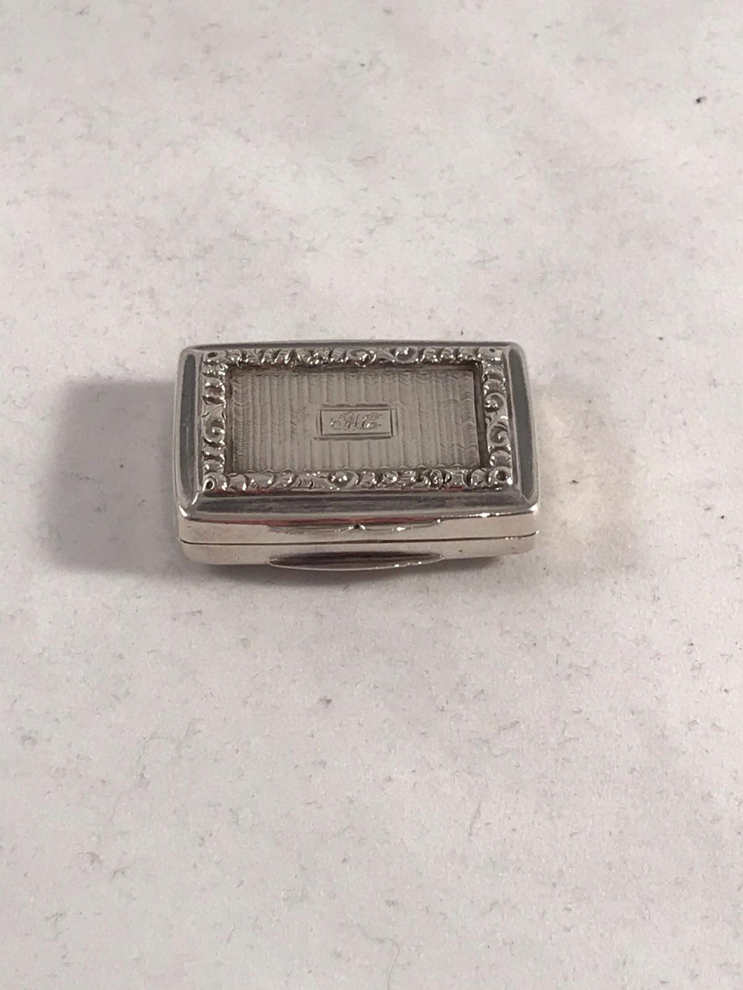 William IV Silver Vinaigrette Francis Clark Birmingham 1836