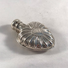 Load image into Gallery viewer, Silver Heart Shaped Scent Bottle William Comyns London 1900
