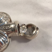 Load image into Gallery viewer, Silver Heart Shaped Scent Bottle William Comyns London 1900
