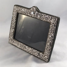 Load image into Gallery viewer, Ornate Silver Photograph Frame Britannia Silver 1986 - Landscape
