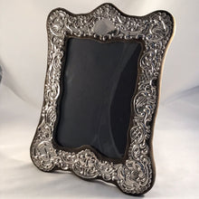 Load image into Gallery viewer, Large Ornate Silver Photograph Frame London 1985
