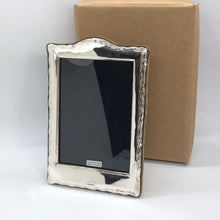 Load image into Gallery viewer, Edwardian Style Arched Silver Photograph Frame with Wavy Edge Detail
