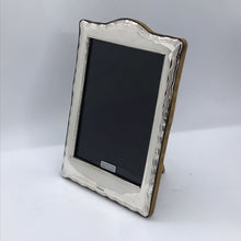 Load image into Gallery viewer, Edwardian Style Arched Silver Photograph Frame with Wavy Edge Detail
