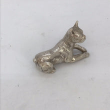 Load image into Gallery viewer, Solid Sterling Silver Novelty Model of a Dog - Boxer dated 1974
