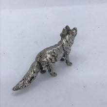 Load image into Gallery viewer, Solid Sterling Silver Novelty Model of a Fox London 1904
