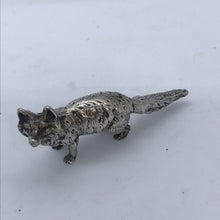 Load image into Gallery viewer, Solid Sterling Silver Novelty Model of a Fox London 1904
