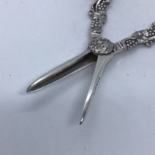 Load image into Gallery viewer, Silver Grape Shears with Fox Handles London 1966
