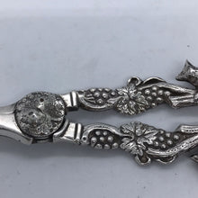 Load image into Gallery viewer, Silver Grape Shears with Fox Handles London 1966
