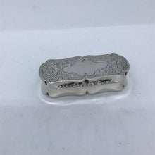 Load image into Gallery viewer, Edwardian Silver Snuff Box Birmingham 1902
