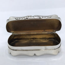 Load image into Gallery viewer, Edwardian Silver Snuff Box Birmingham 1902
