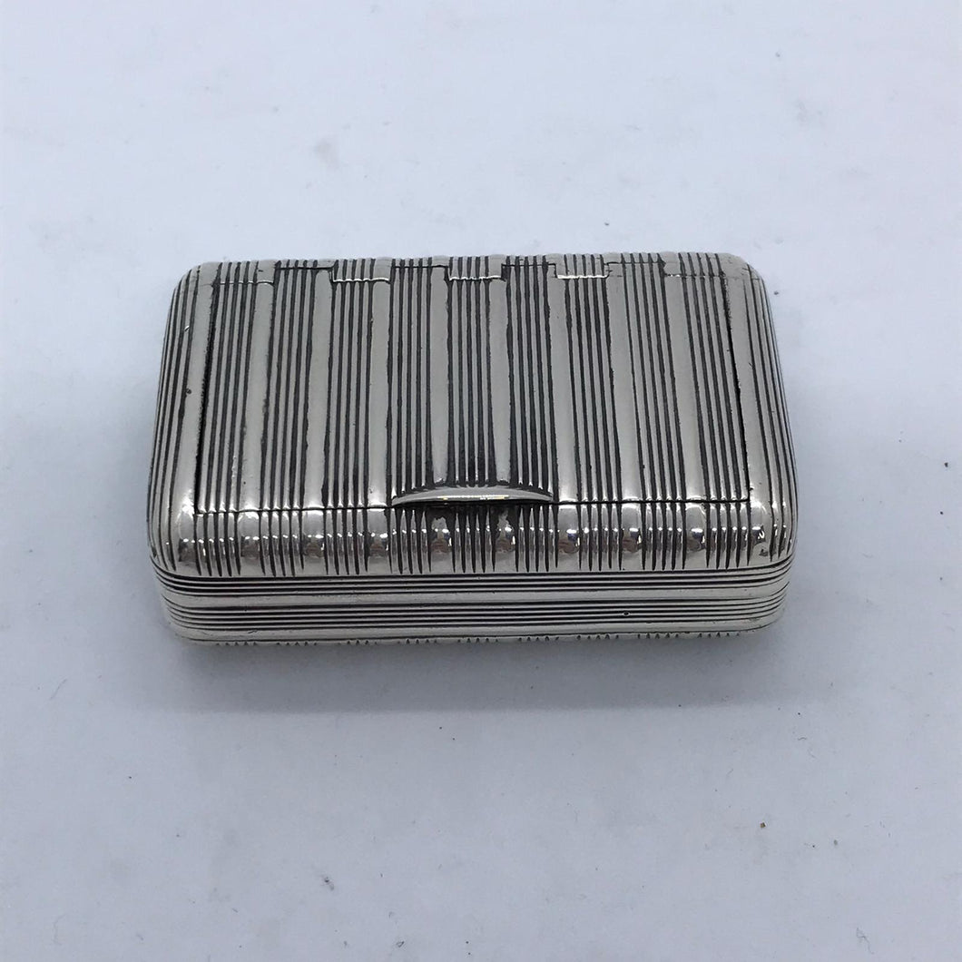 George III Silver Snuff Box William Boot Birmingham 1809