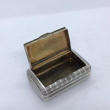 Load image into Gallery viewer, George III Silver Snuff Box William Boot Birmingham 1809
