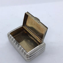 Load image into Gallery viewer, George III Silver Snuff Box William Boot Birmingham 1809
