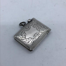 Load image into Gallery viewer, Silver Vesta with Shaped Cartouche Birmingham 1915
