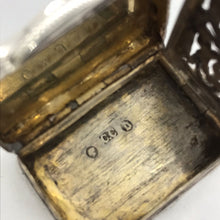 Load image into Gallery viewer, Victorian Silver Vinaigrette Birmingham 1878
