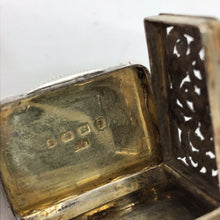 Load image into Gallery viewer, Victorian Silver Vinaigrette Birmingham 1878
