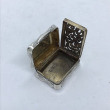 Load image into Gallery viewer, Victorian Silver Vinaigrette Birmingham 1878
