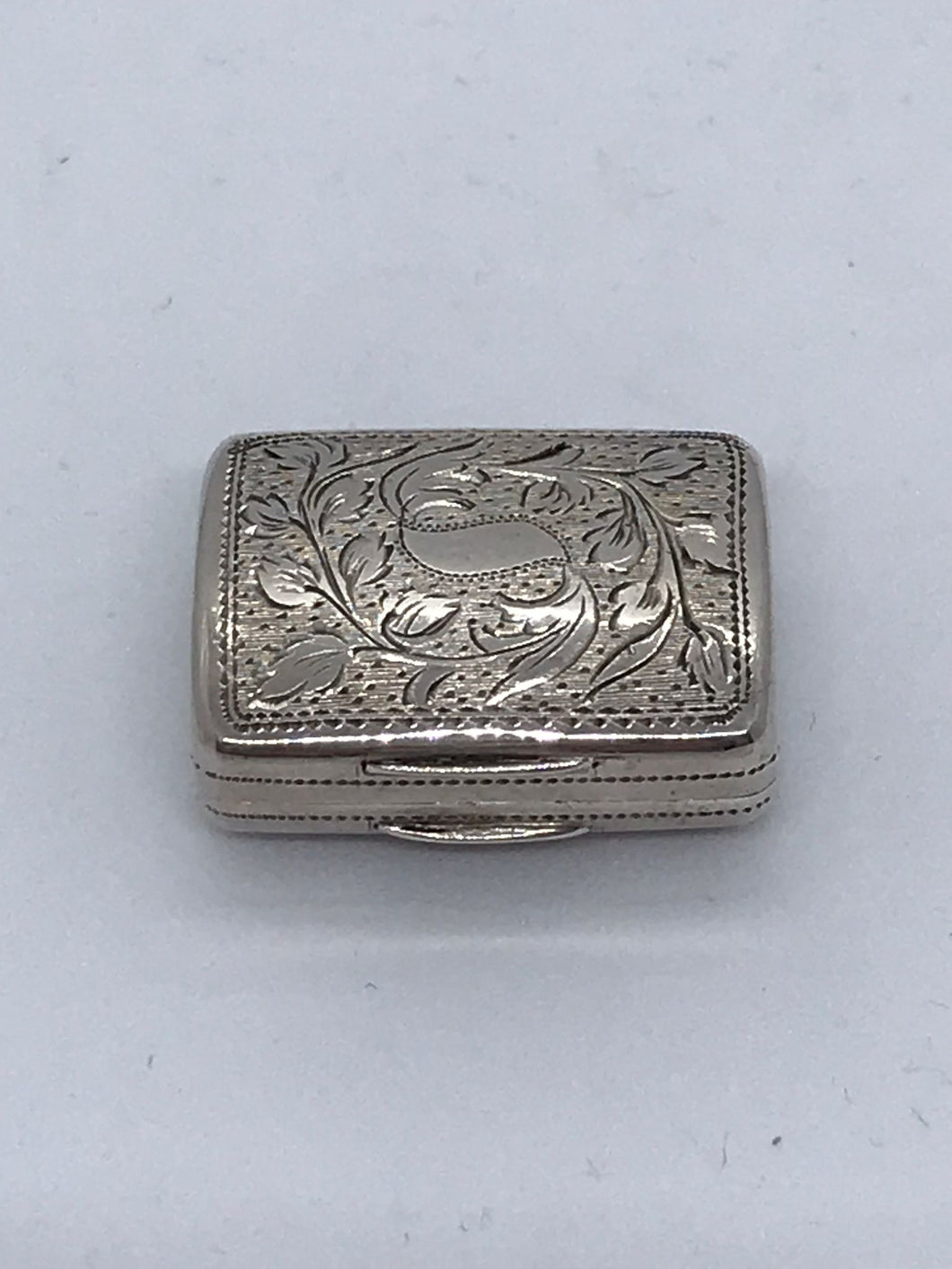 William IV Miniature Silver Vinaigrette Taylor Perry Birmingham 1837