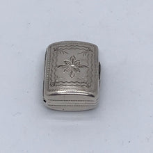 Load image into Gallery viewer, William IV Miniature Silver Vinaigrette Taylor Perry Birmingham 1837
