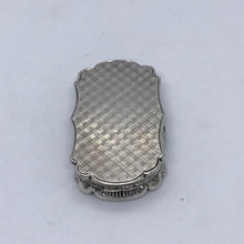 Load image into Gallery viewer, Large Victorian Silver Vinaigrette Alfred Taylor Birmingham 1853
