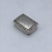 Load image into Gallery viewer, Nathaniel Mills Silver Vinaigrette Birmingham 1840
