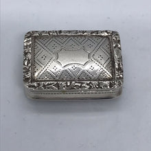 Load image into Gallery viewer, Nathaniel Mills Silver Vinaigrette Birmingham 1840
