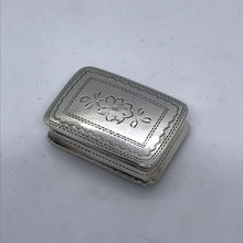 Load image into Gallery viewer, Nathaniel Mills Silver Vinaigrette Birmingham 1840
