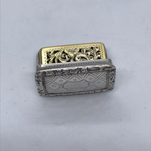 Load image into Gallery viewer, Nathaniel Mills Silver Vinaigrette Birmingham 1840
