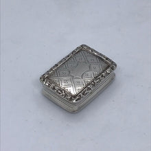 Load image into Gallery viewer, Nathaniel Mills Silver Vinaigrette Birmingham 1840
