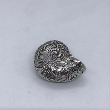 Load image into Gallery viewer, Silver Nautilus Shell Vesta Hallmarked London 1976
