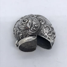 Load image into Gallery viewer, Silver Nautilus Shell Vesta Hallmarked London 1979 With Bail
