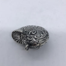 Load image into Gallery viewer, Silver Nautilus Shell Vesta Hallmarked London 1979 With Bail
