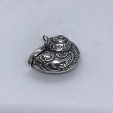 Load image into Gallery viewer, Silver Nautilus Shell Vesta Hallmarked London 1979 With Bail
