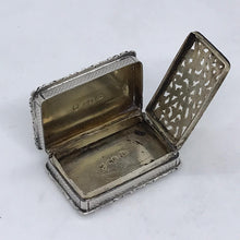 Load image into Gallery viewer, William IV Silver Vinaigrette Edward Smith Birmingham 1835
