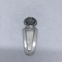 Load image into Gallery viewer, Hallmarked Solid Silver Tudor Rose Bookmark London 1988 Laurence R Watson &amp; Co
