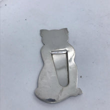 Load image into Gallery viewer, Hallmarked Solid Silver Cat Bookmark Birmingham 1992
