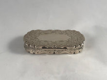 Load image into Gallery viewer, Hallmarked Silver Snuff Box Frederick Marson London 1862
