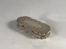 Load image into Gallery viewer, Hallmarked Silver Snuff Box Frederick Marson London 1862

